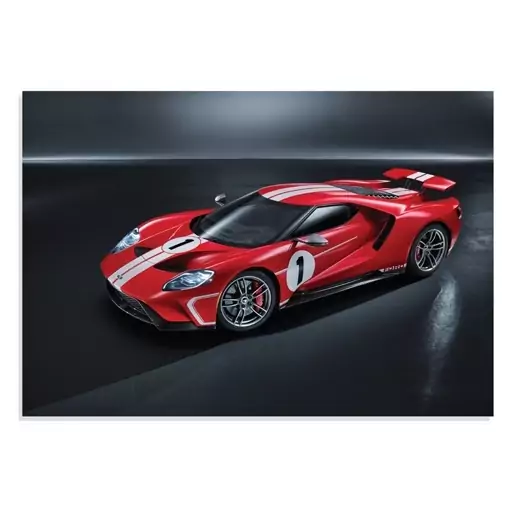 تابلو شاسی طرح ماشین فورد هریتیج - Ford GT67 Heritage Edition مدل NV0741