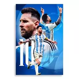 تابلو شاسی طرح جام جهانی 2022 Lionel Messi مدلNV0111