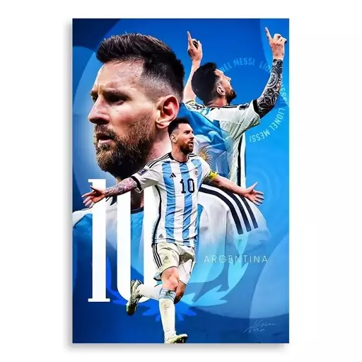 تابلو شاسی طرح جام جهانی 2022 Lionel Messi مدلNV0111