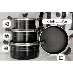 سرویس قابلمه 7 پارچه کیژان کف زنبوری 