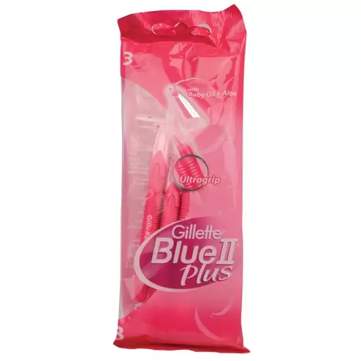 خودتراش زنانه ژیلت مدل Blueii Plus بسته 5 عددی