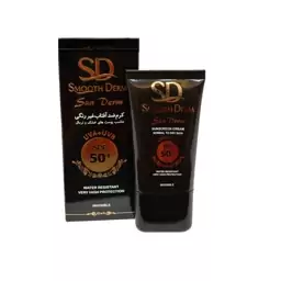 کرم ضدآفتاب غیررنگی اسموت درم مناسب پوست خشک و نرمال spf50