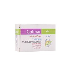 صابون گیاهی گل ختمی گلمر نرم و لطیف کننده پوست 90 گرم