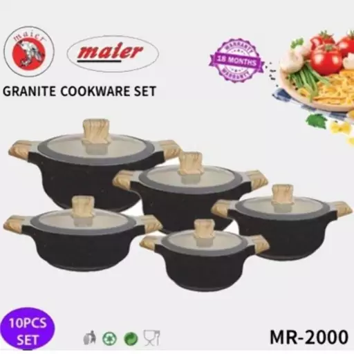 سرویس قابلمه 10 پارچه گرانیتی مایر مدل MR-2000

