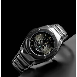 ساعت مردانه هابلوت hublot بند استیل مات طرحه فضایی با ارسال رایگان و جعبه 