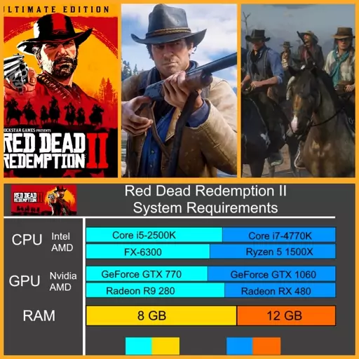 بازیRed Dead Redemption 2با اموزش نصبHD