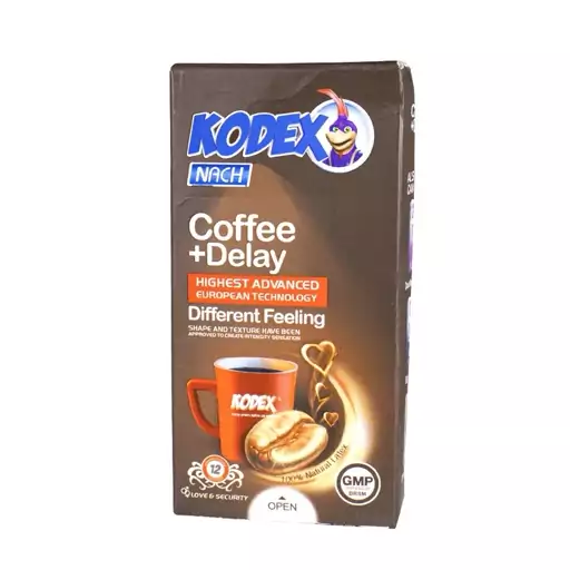 کاندوم ناچ کدس مدل coffee delay بسته 12 عددی