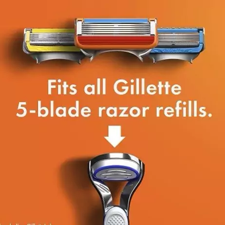 خودتراش مردانه ژیلت فیوژن 5 تیغه 1 دسته و 2 یدک Gillette Fusion5