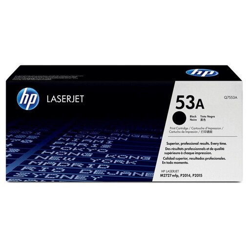 کارتریج لیزری مشکی 53A اورجینال hp