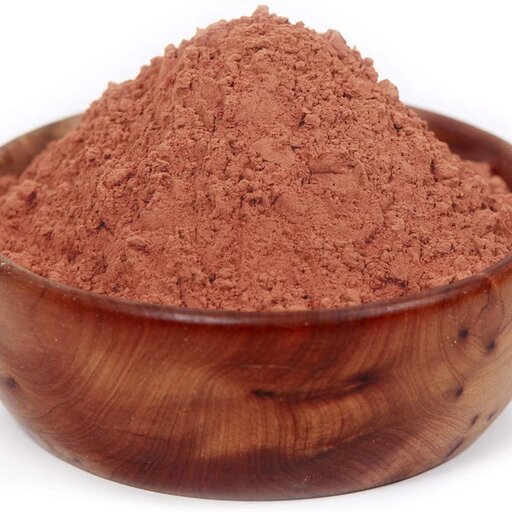 خاک  رس قرمز طبی نیم کیلویی مناسب پوست چرب