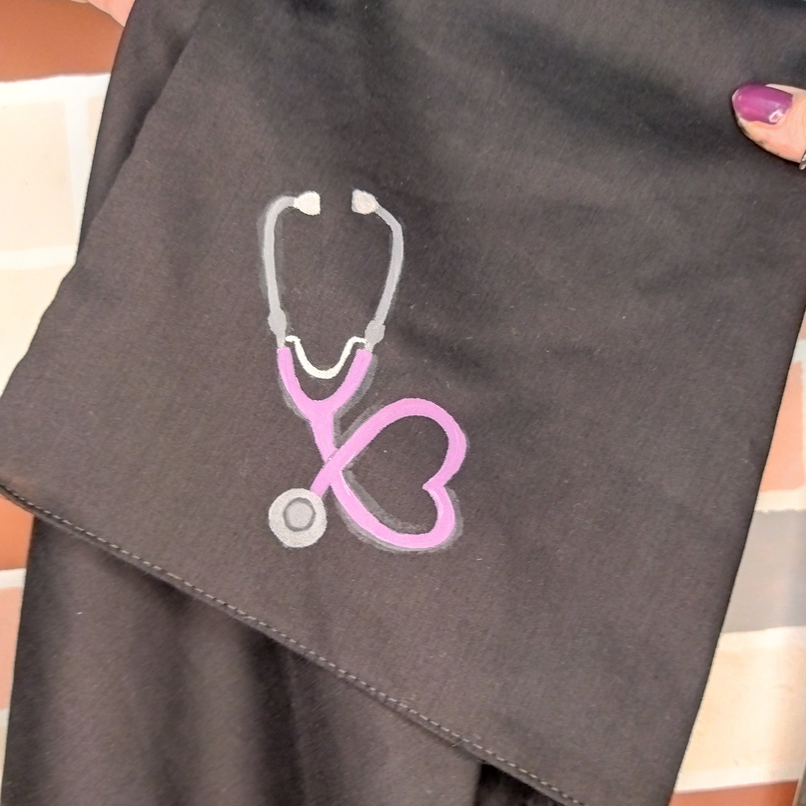 نقاشی رومقنعه جنس بروجرد قابل شستشو حتی توماشین لباسشویی کاملا تضمینی 