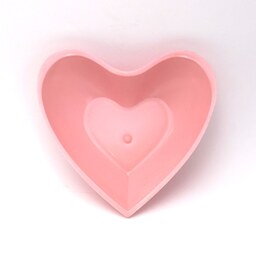کاسه پلاستیکی طرح قلب سایز  ریز  رنگ صورتی  بسیار کاربردی برای پذیرایی مهمانی ها کد 1399