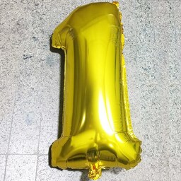 بادکنک فویلی عدد یک طلایی (32 اینچ)