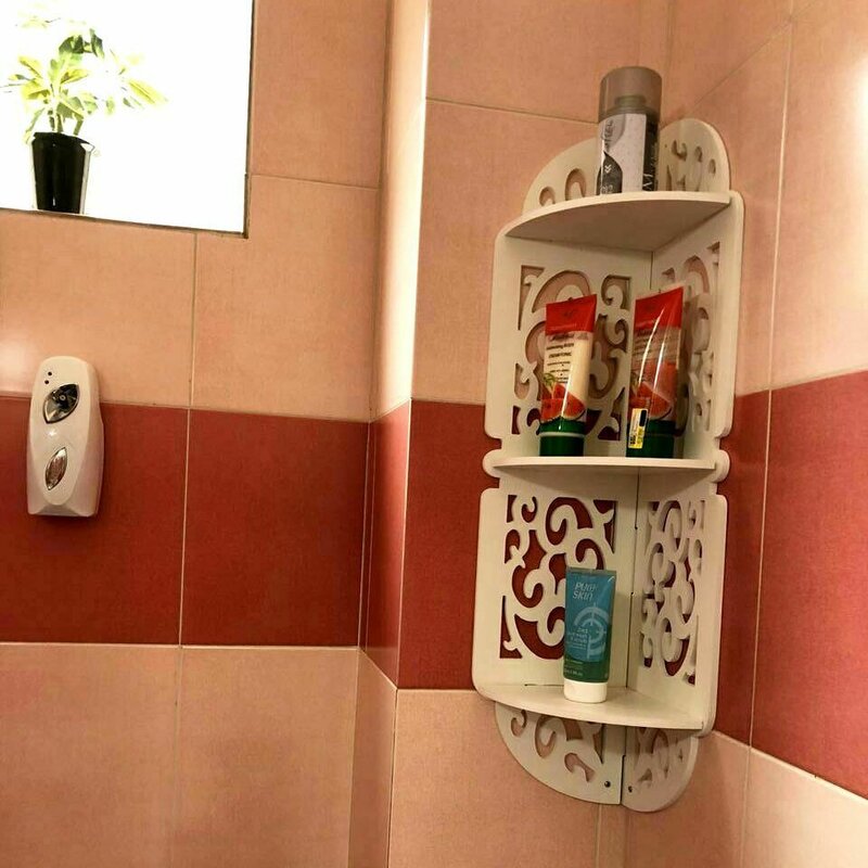شلف کنجی 3 طبقه سرویس بهداشتی قابل شستشو