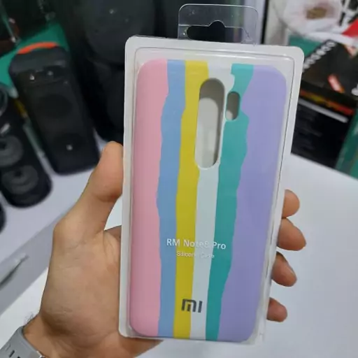 گارد و قاب سیلیکونی آبرنگی اورجینال پاک کنی طرح شماره 6 مناسب برای گوشی redmi note 8 pro