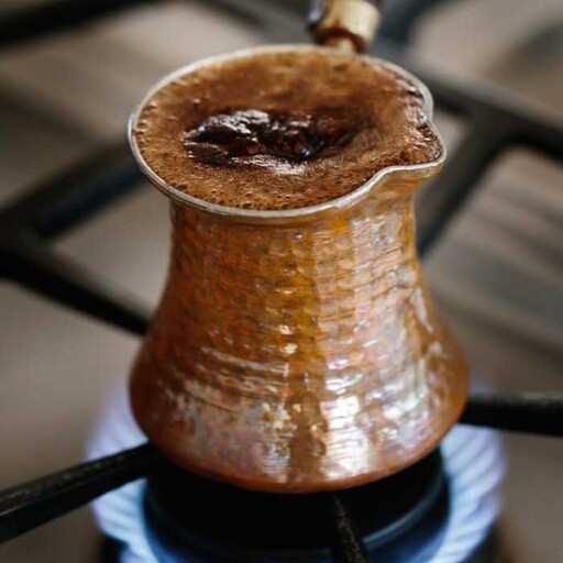 قهوه ترک  روبوستا اندونزی (رست مدیوم) با کافئین و کرمای بالا 250گرمی