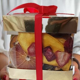  میوه خشک مخلوط  13میوه با بسته بندی لوکس کادوئی 