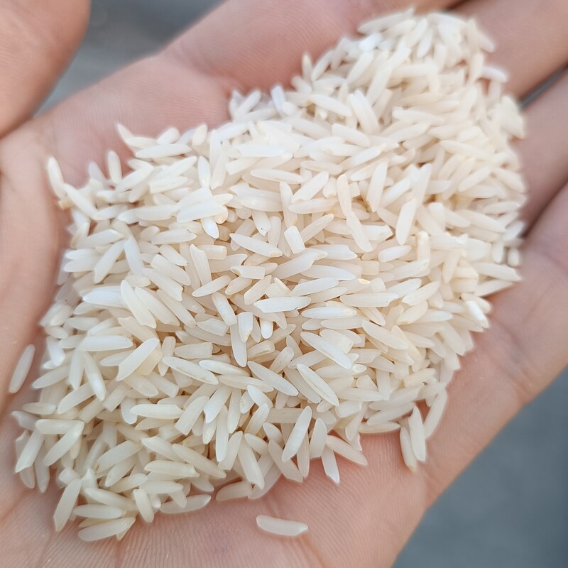 برنج صدری دمسیاه دودی  درجه یک سنتی هیزمی بسته بندی ده کیلویی 