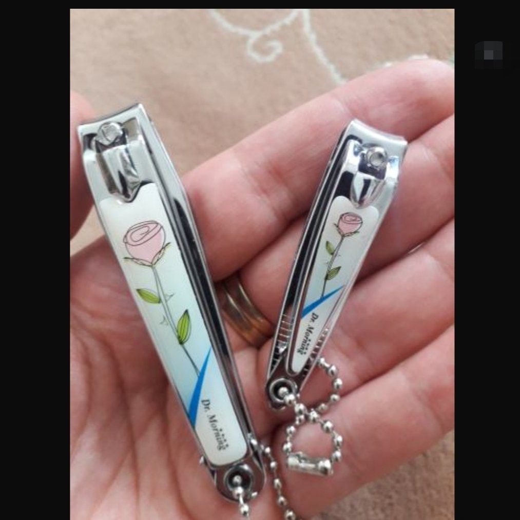 بسته دو عددی ناخن گیر جنس استیل محکم وارداتی درجه یک