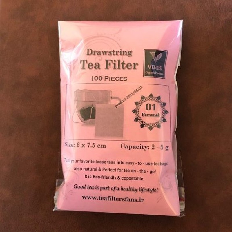 فیلتر یکبار مصرف چای و دمنوش‌ونوس‌(اورجینال‌‌با‌کیفیت‌بالا)بسته‌100عددی