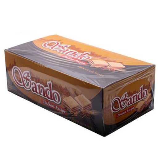 ویفر شکلاتی ساندو SANDO بسته 24 عددی