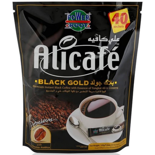 قهوه Alicafe علی کافه مدل Black Gold بلک گلد بسته 40 عددی
