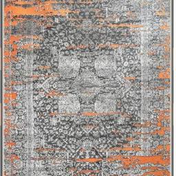 فرش ماشینی 2.5در3.5متری طرح پتینه کد 2013 زمینه نارنجی