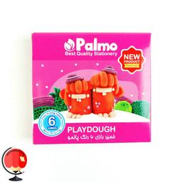 خمیر بازی 6 رنگ مقوا پالمو palmo رنگ صورتی کد 1868