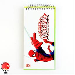 دفترچه یادداشت 70 برگ BS جلد سخت سیمی طرح مرد عنکبوتی کد 2563