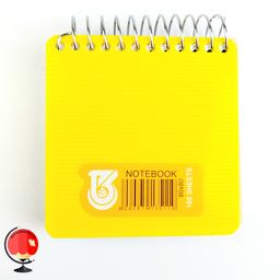 دفترچه 160 برگ 8در8 کاج زرد کد 2581