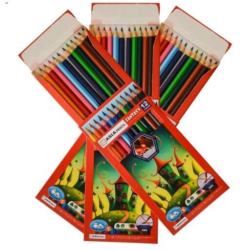 مداد رنگی آسیا 12 رنگ