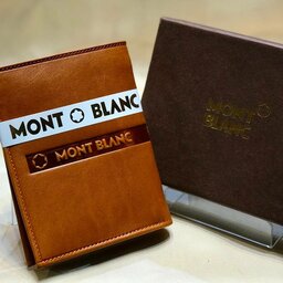 کیف پول مردانه جیبی mont blanc (چرم طبیعی)