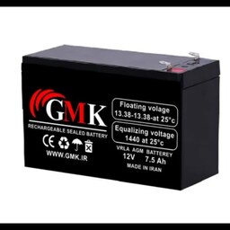 باتری بک آپ  7.5AMPER تولید GMK