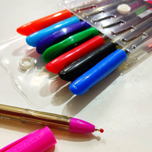 خودکار رنگی (دکتر پنتر ، نانو و آنتی باکتریال ) 8 رنگ 