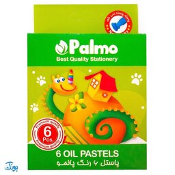 پاستل 6 رنگ پالمو palmo