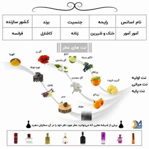 عطر 5 گرمی آمور آمور