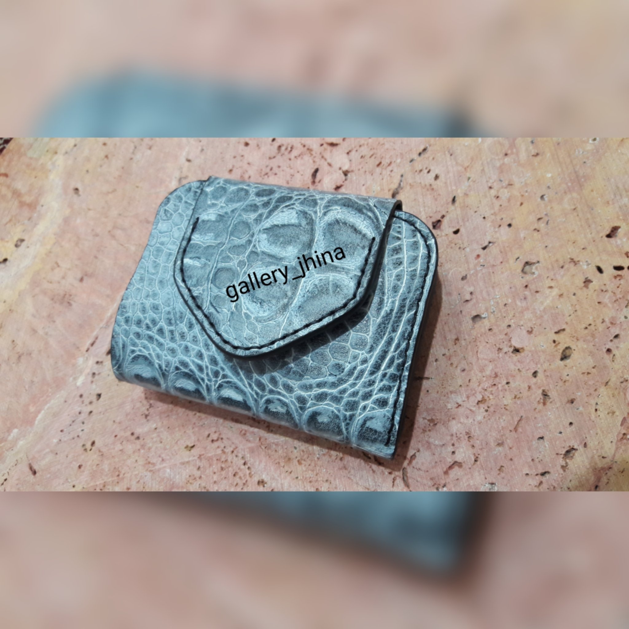 جاکارتی و کیف پول چرم بزی