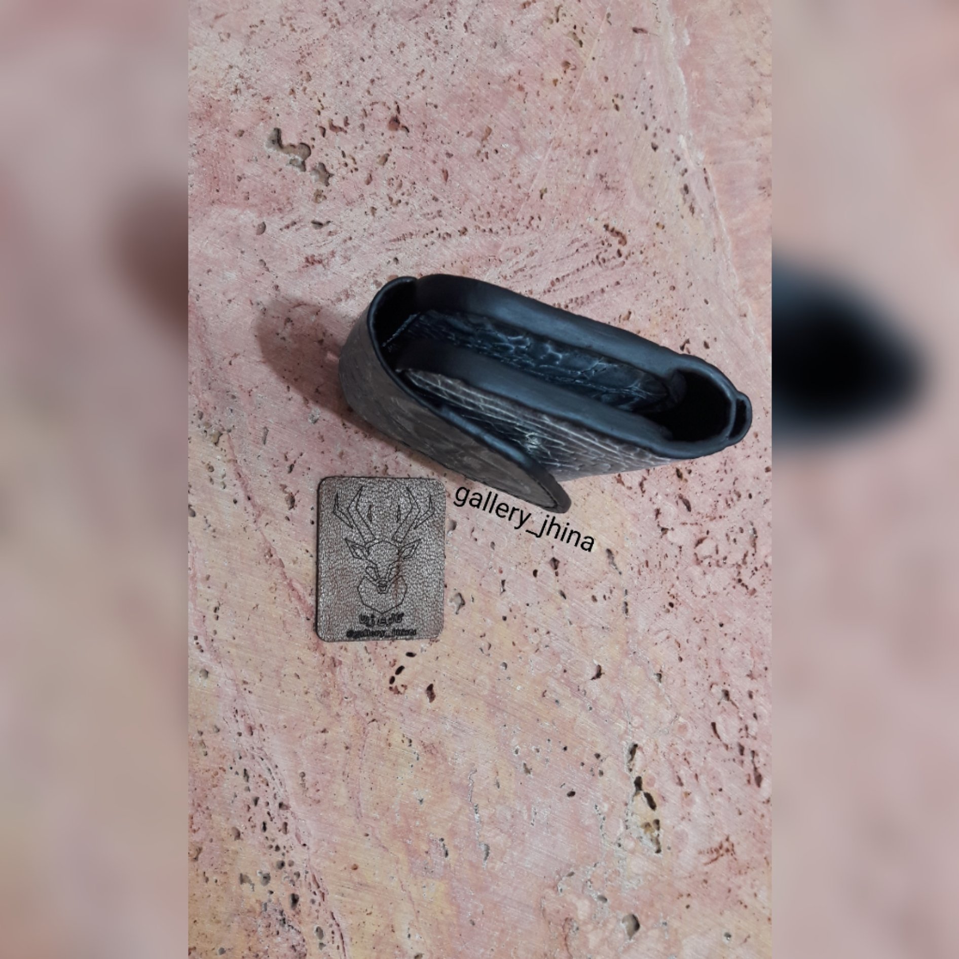 جاکارتی و کیف پول چرم بزی