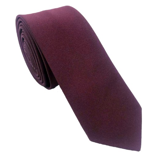 کراوات ساتن بادمجانی