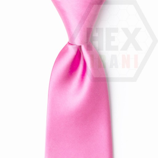 کراوات ساتن صورتی پررنگ