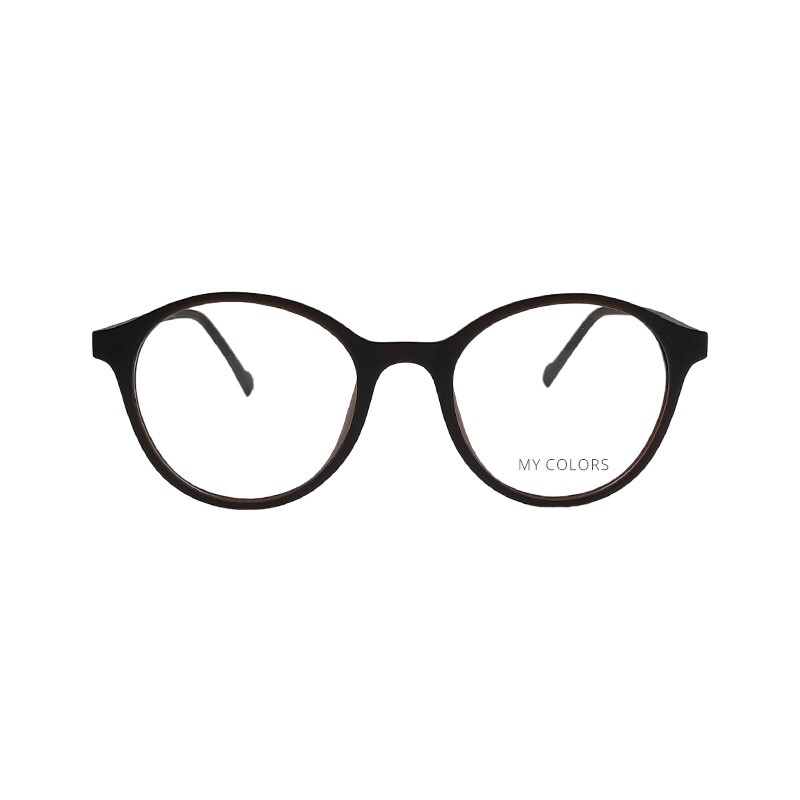 فریم عینک طبی مای کالرز مدل 9102 قهوه ای زنانه و مردانه