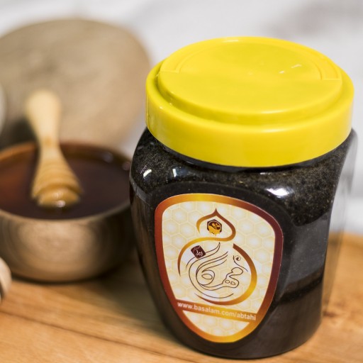 ترکیب عسل گون گز انگبین   و سیاه دانه و زنجبیل مهرگان ایران  (1000 گرم )