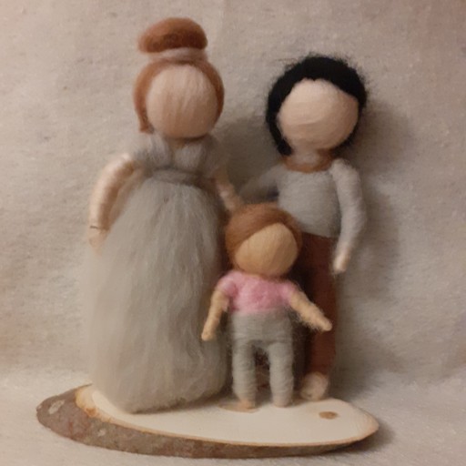 عروسک دستساز خانواده کچه
