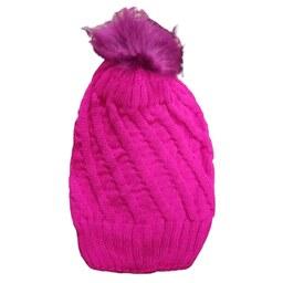 کلاه زمستانی اسپرت رنگ بنفش با الیاف طبیعی ضد حساست و خارش وارسال رایگان