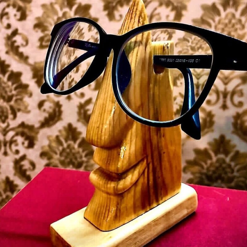 استند چوبی  عینک