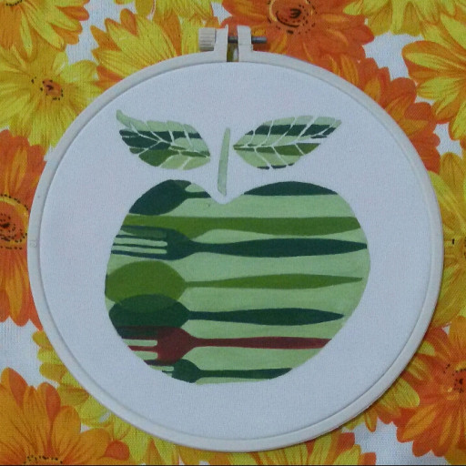 تابلو نقاشی سیب