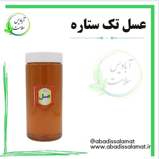 عسل تک ستاره 500 گرم آبادیس 