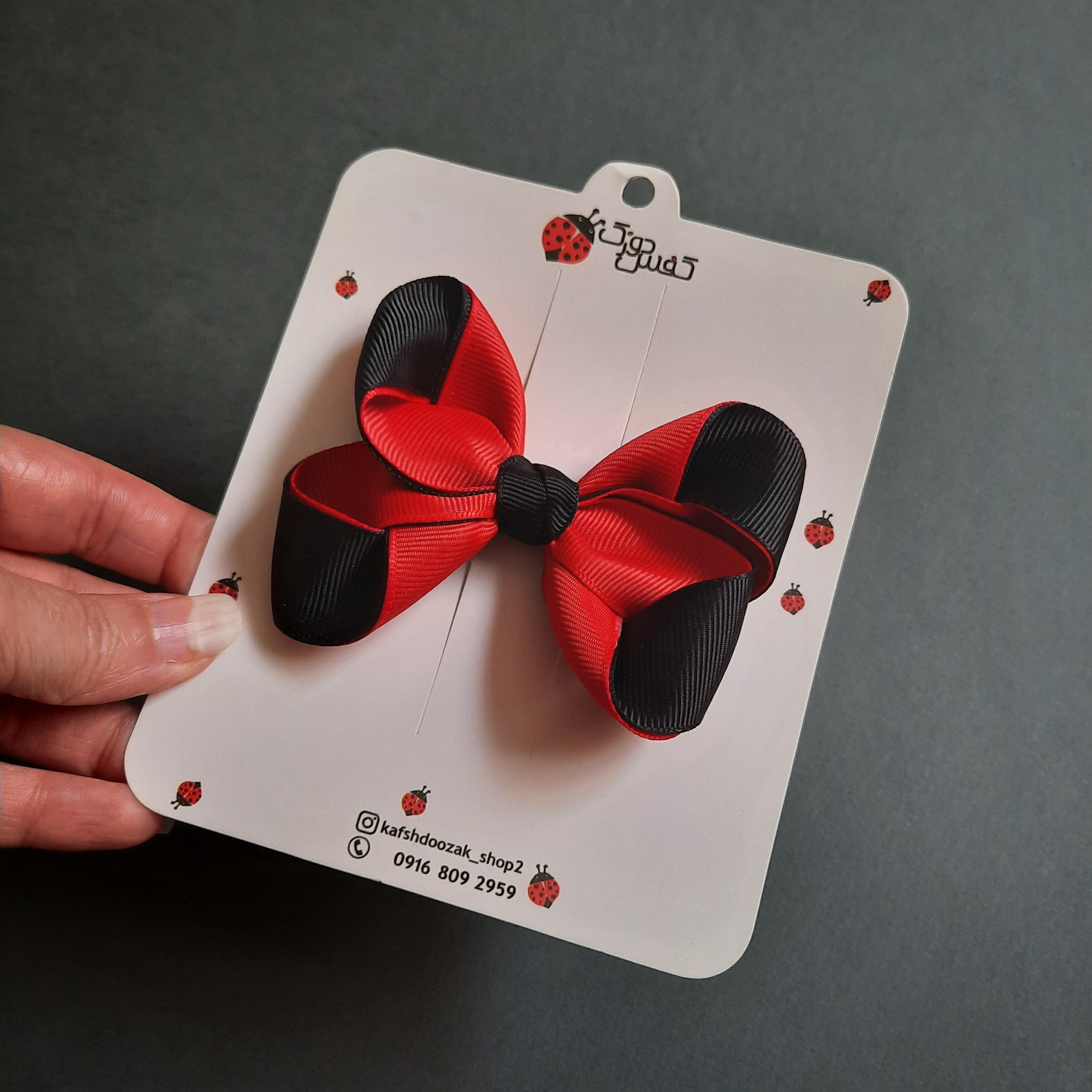 گلسر یلدایی عمده دستساز کفشدوزک (بسته 24جفتی)