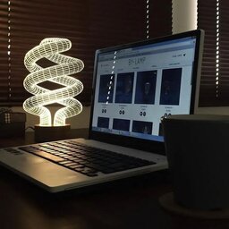 بالبینگ چراغ خواب  سه بعدی طرح  لامپ 