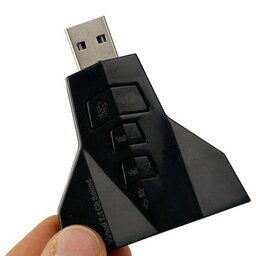 کارت صدا USB ولوم دار ویرچوال مدل Virtual 7.1